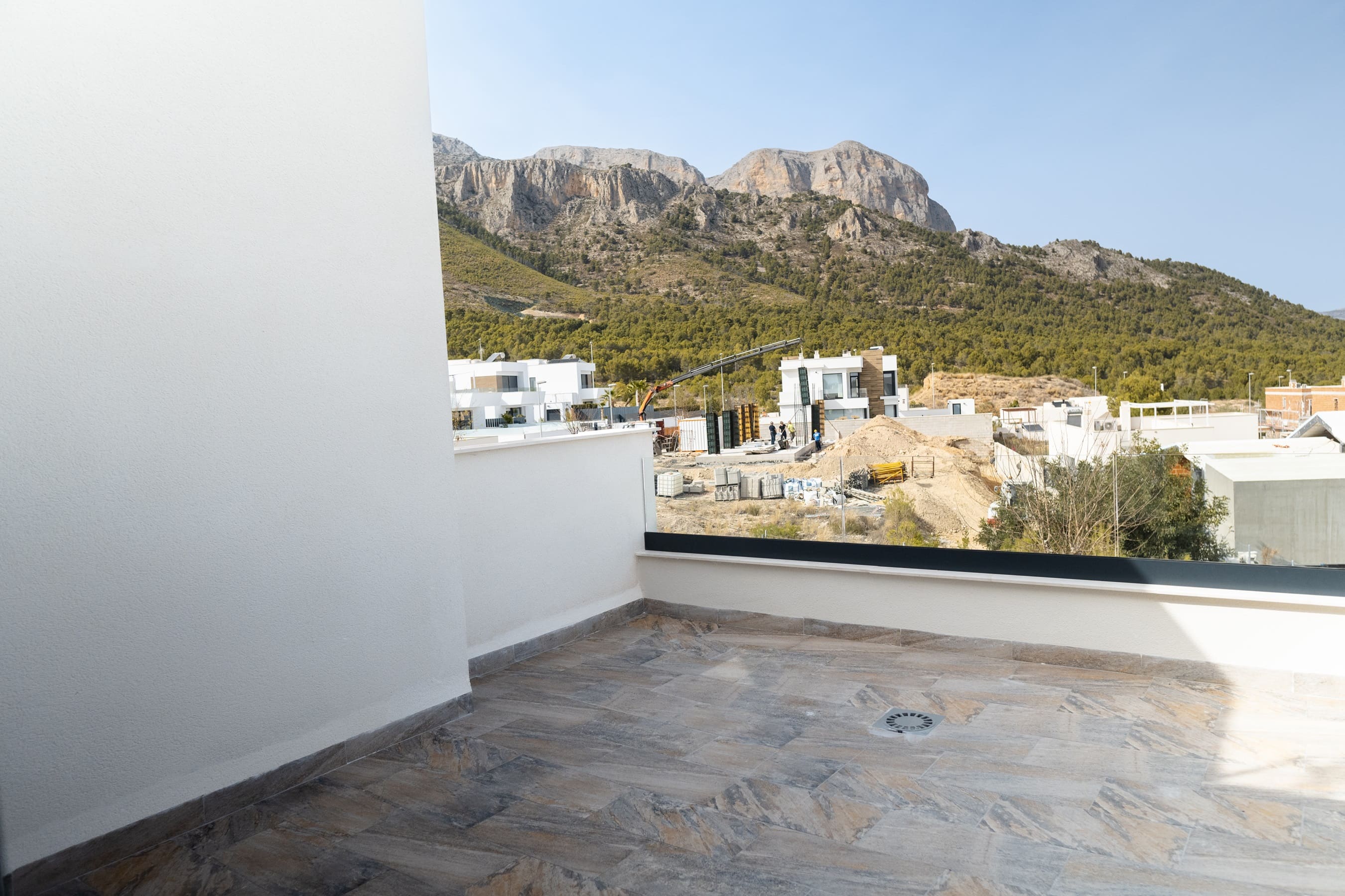 Living room in villa for sale in Polop