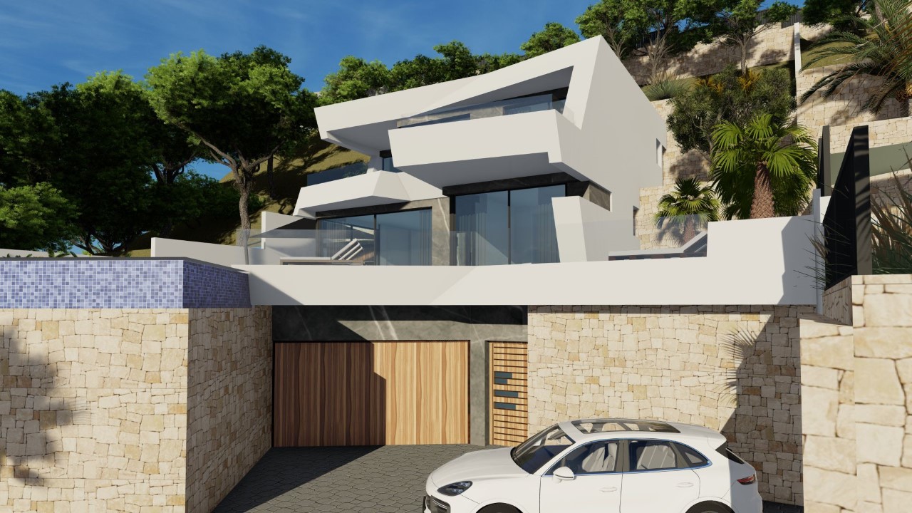 Kitchen in villa for sale in Calpe