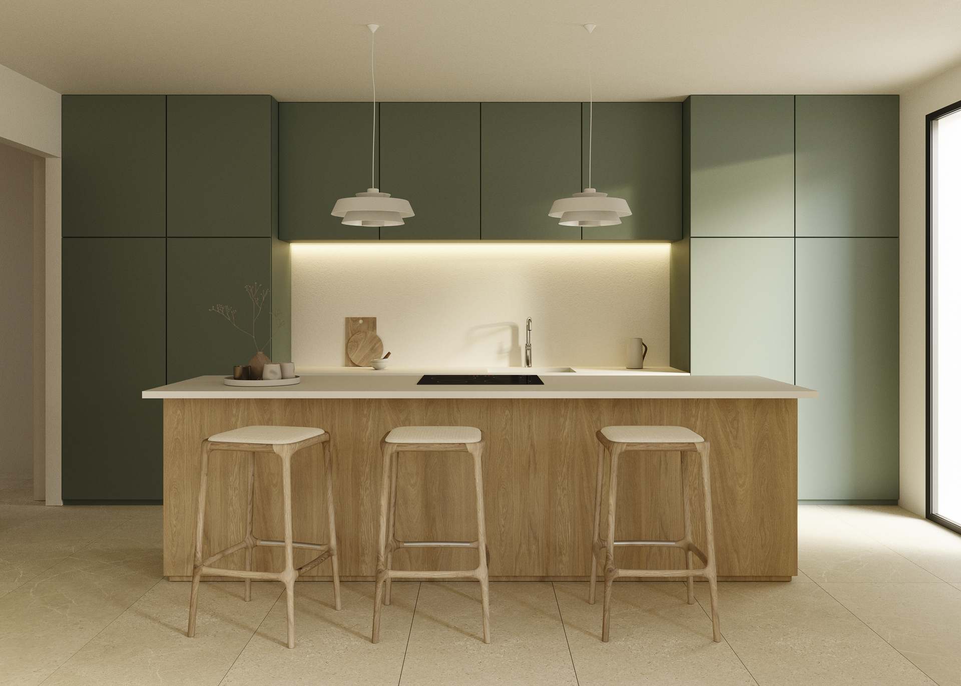 Located in the charming town of Polop, this exclusive collection of five detached homes offers an ex