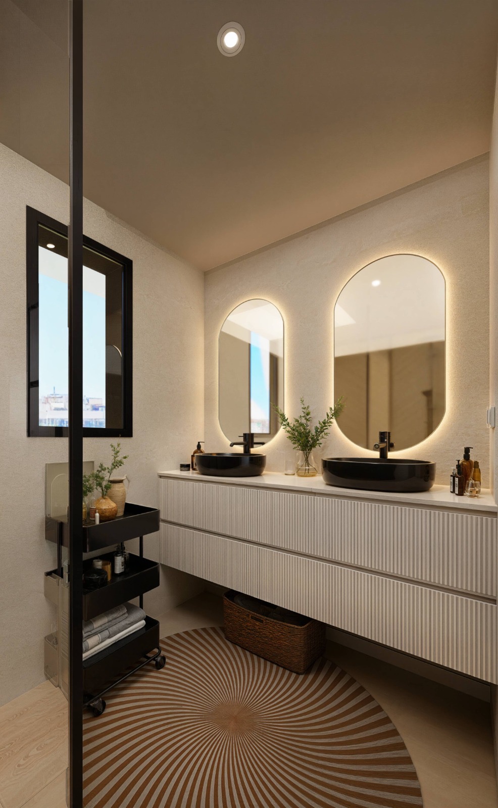 Dining area in penthouse for sale in Guardamar del Segura