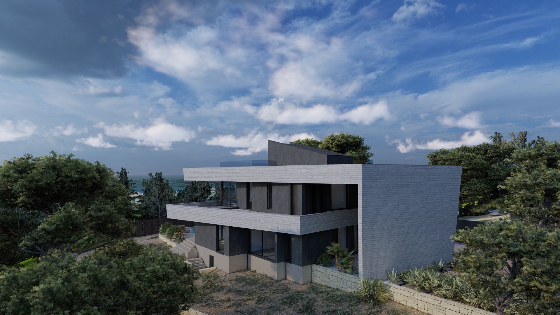 Terrace in villa for sale in Altea