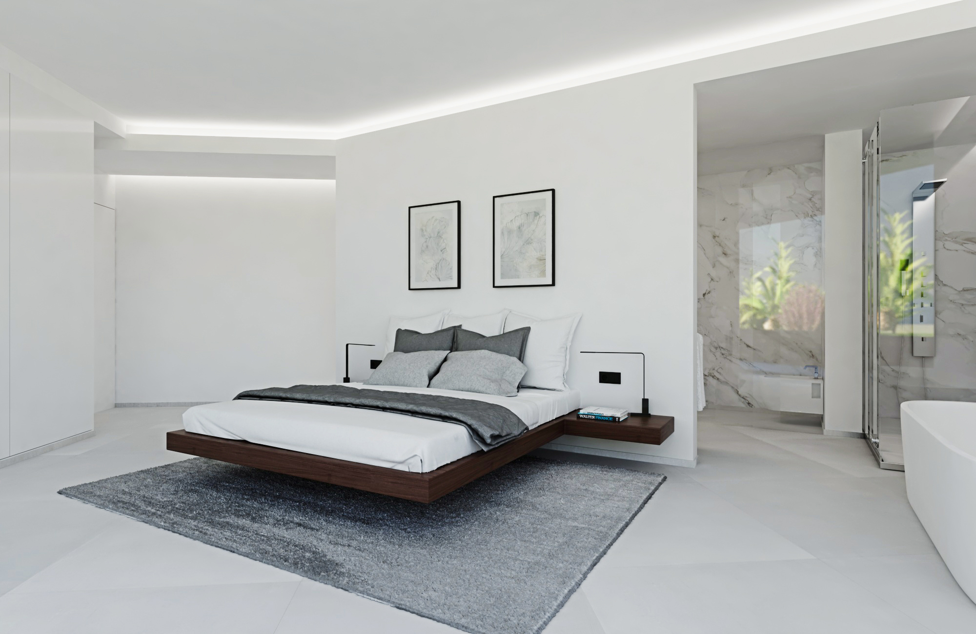Living room in villa for sale in Pueblo Mascarat