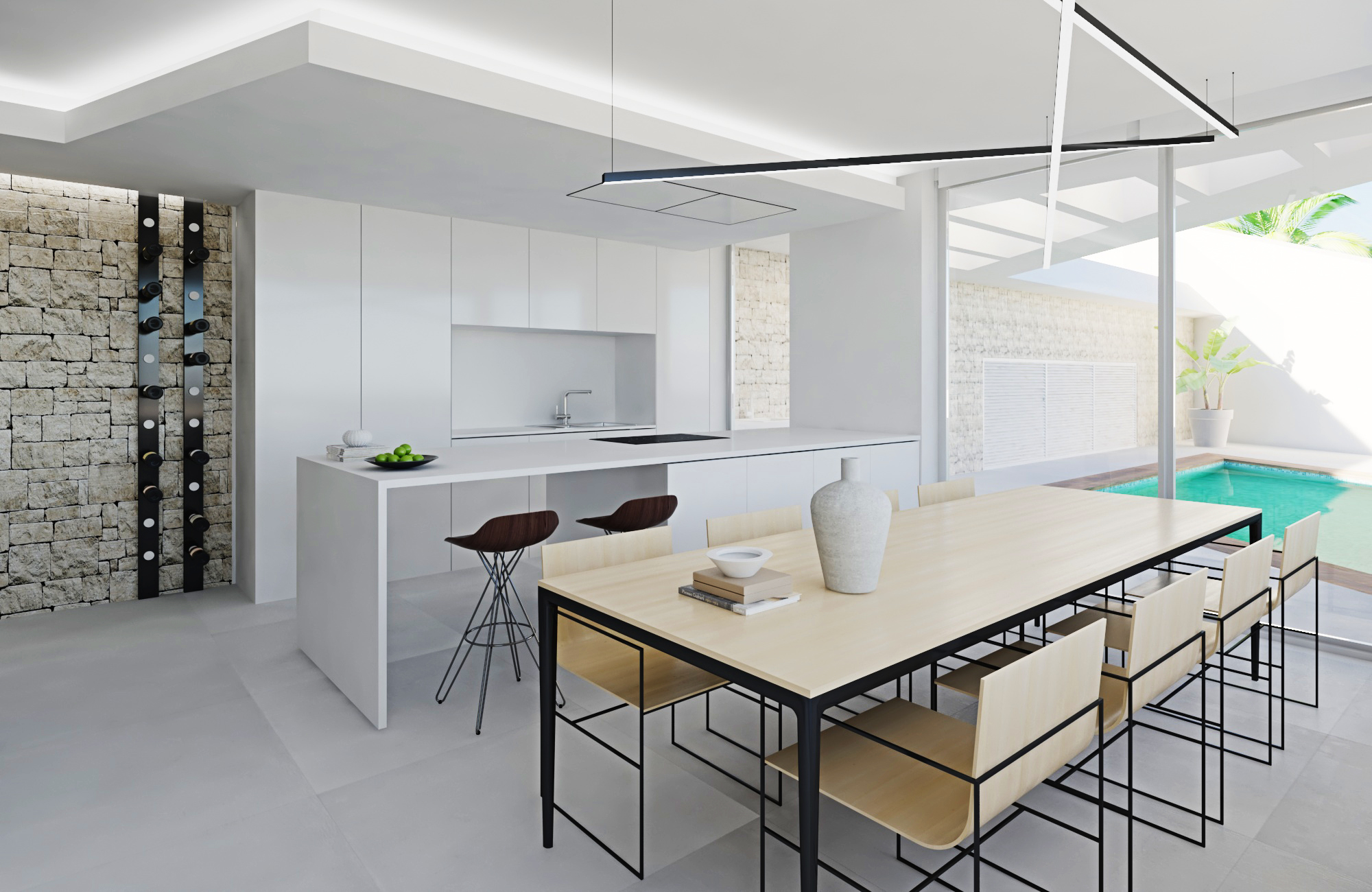 Kitchen in villa for sale in Pueblo Mascarat