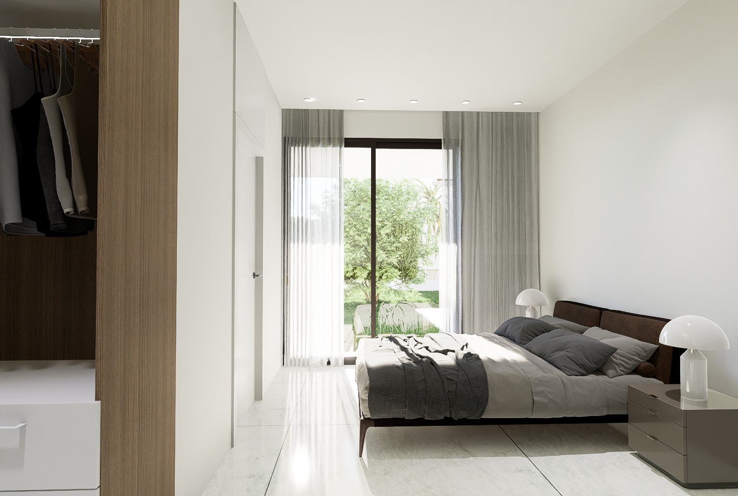 Bedroom in villa for sale in La Nucía