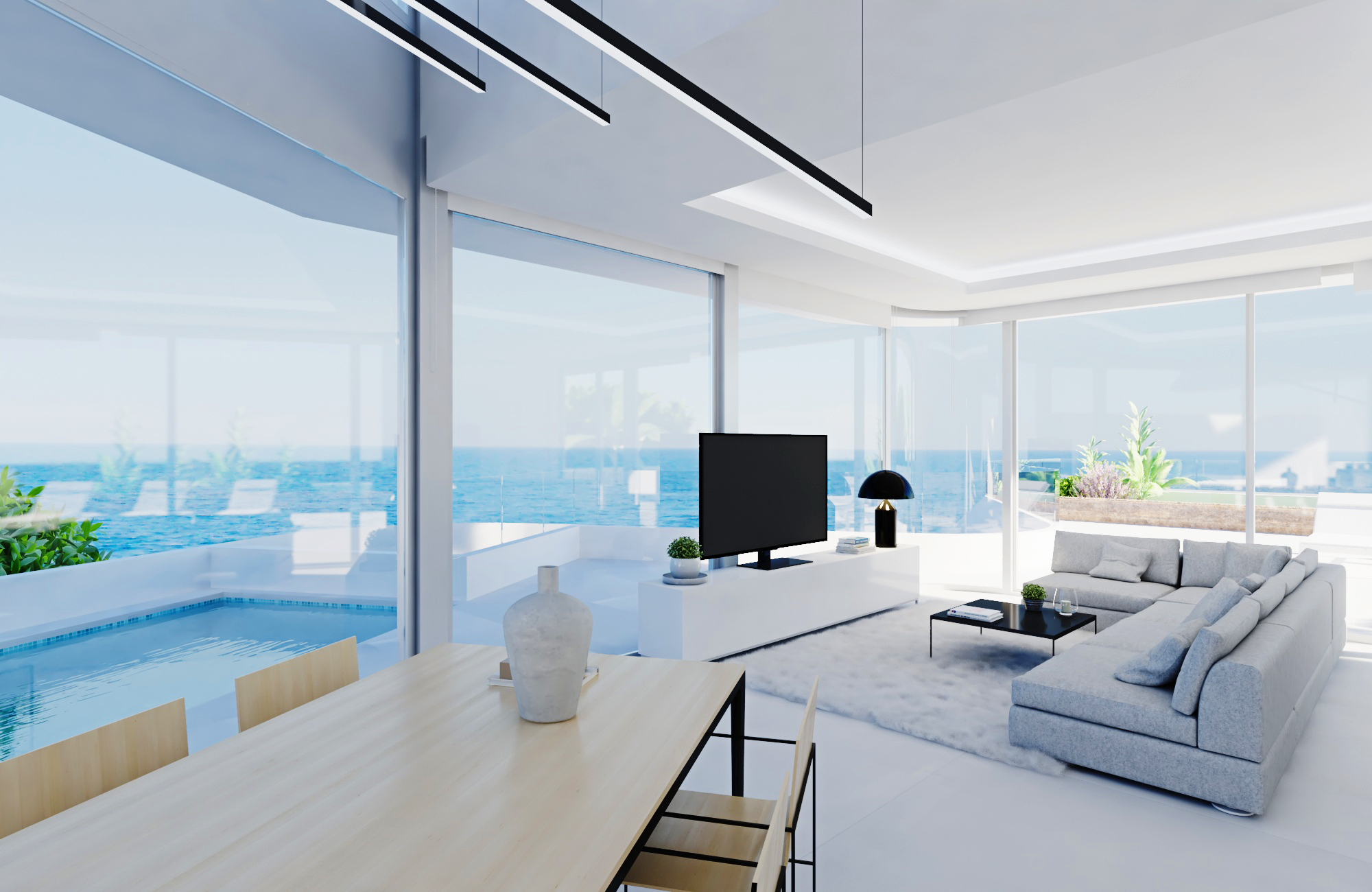 Terrace in apartment for sale in Pueblo Mascarat