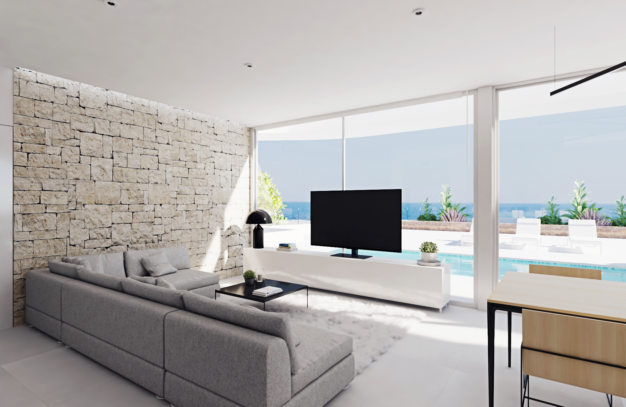 Master bedroom in apartment for sale in Pueblo Mascarat