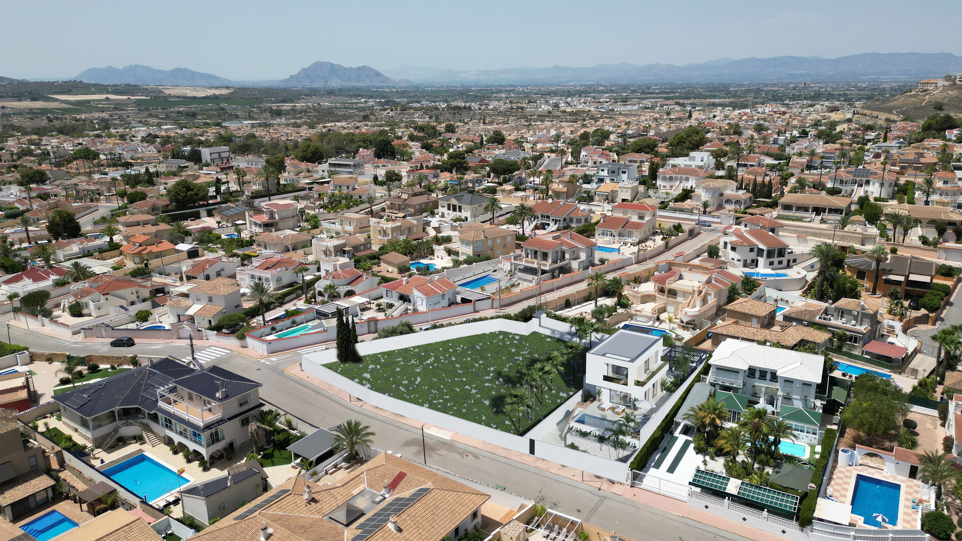 Garden in villa for sale in Ciudad Quesada