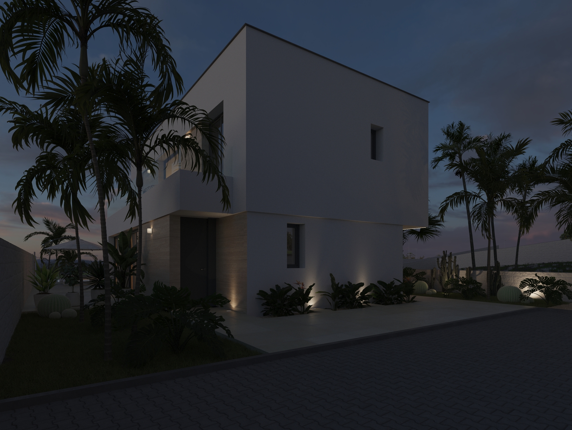 Master bedroom in villa for sale in Ciudad Quesada