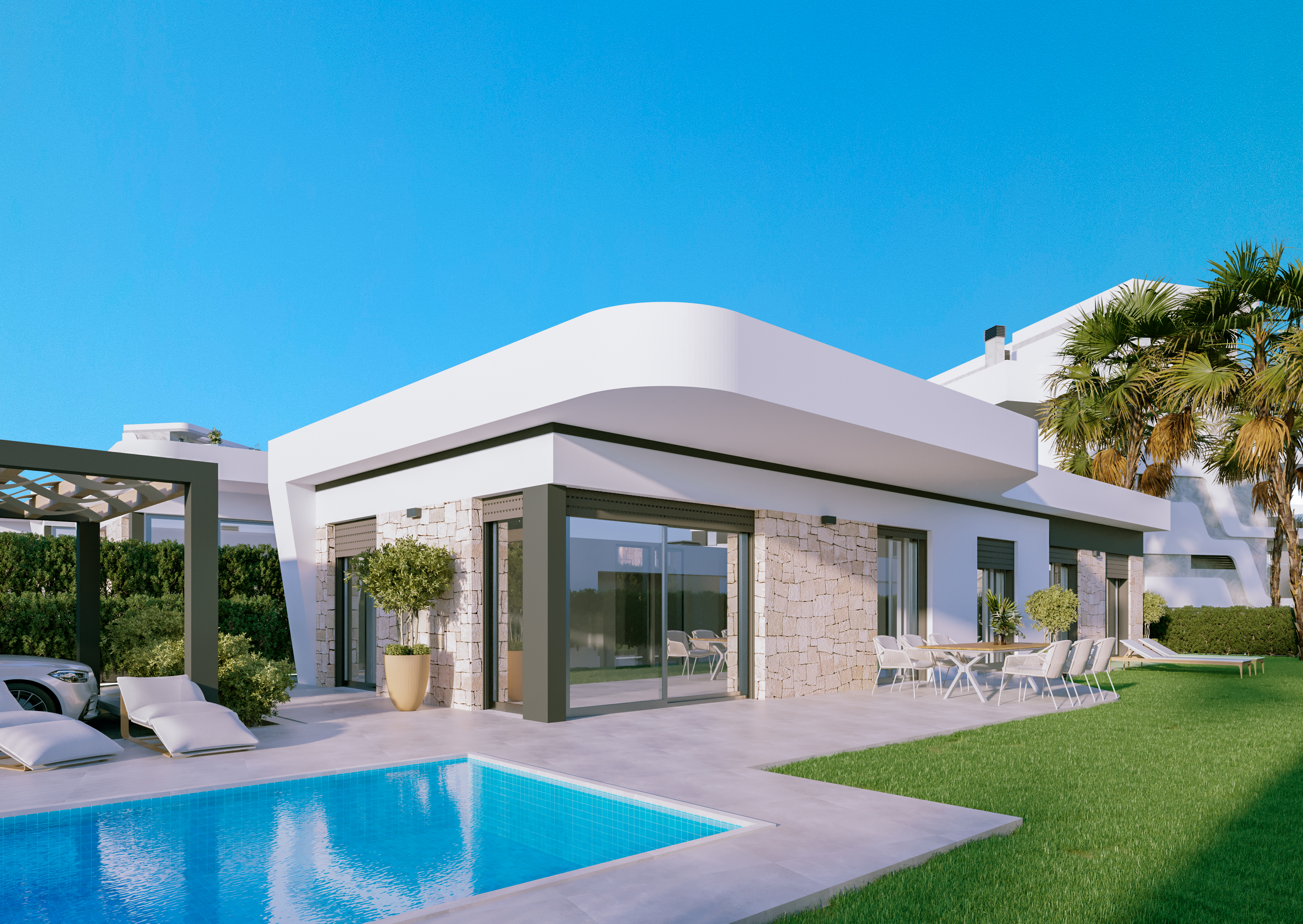 Dining area in villa for sale in Finestrat