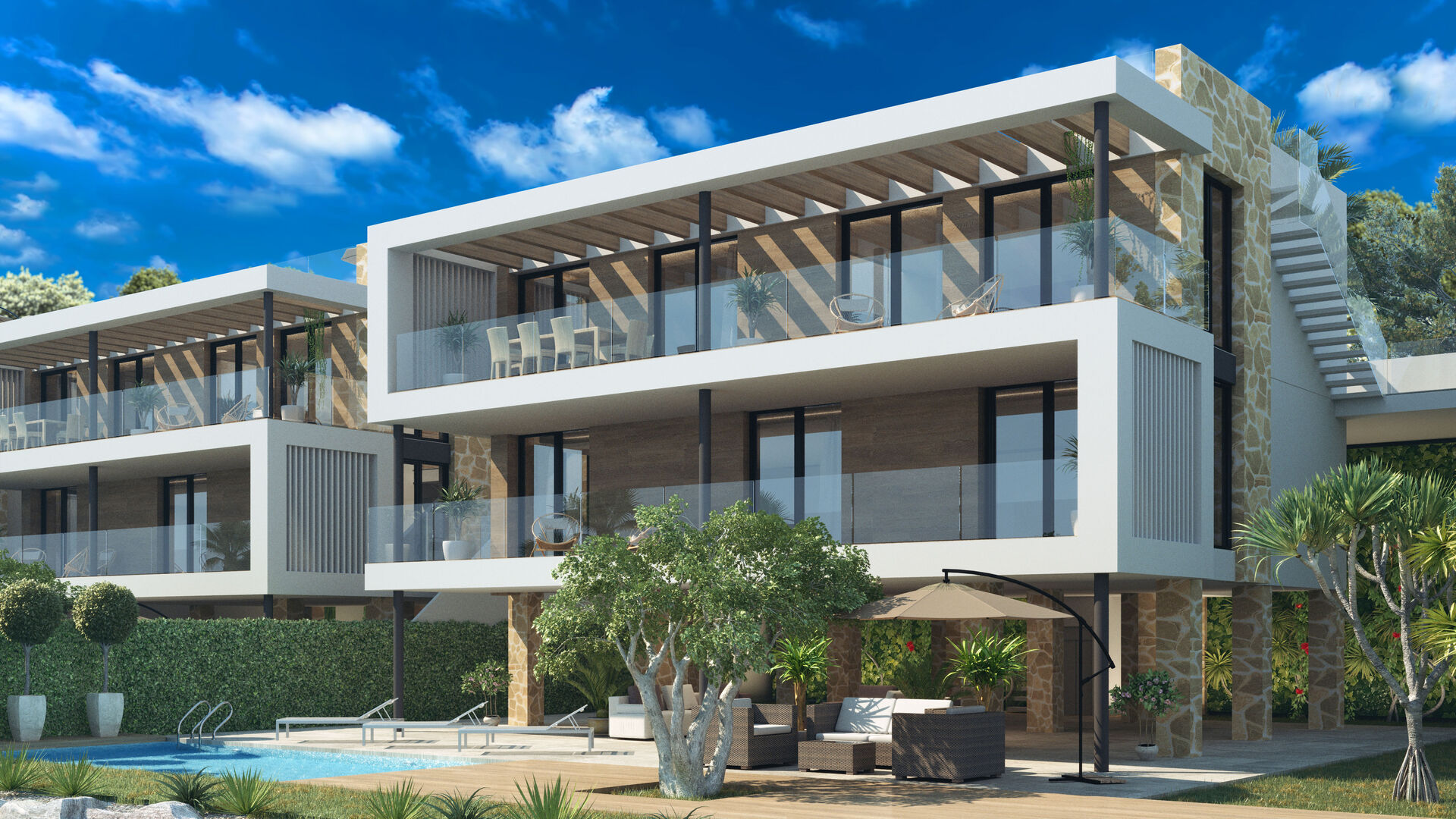 Bedroom in villa for sale in Rojales