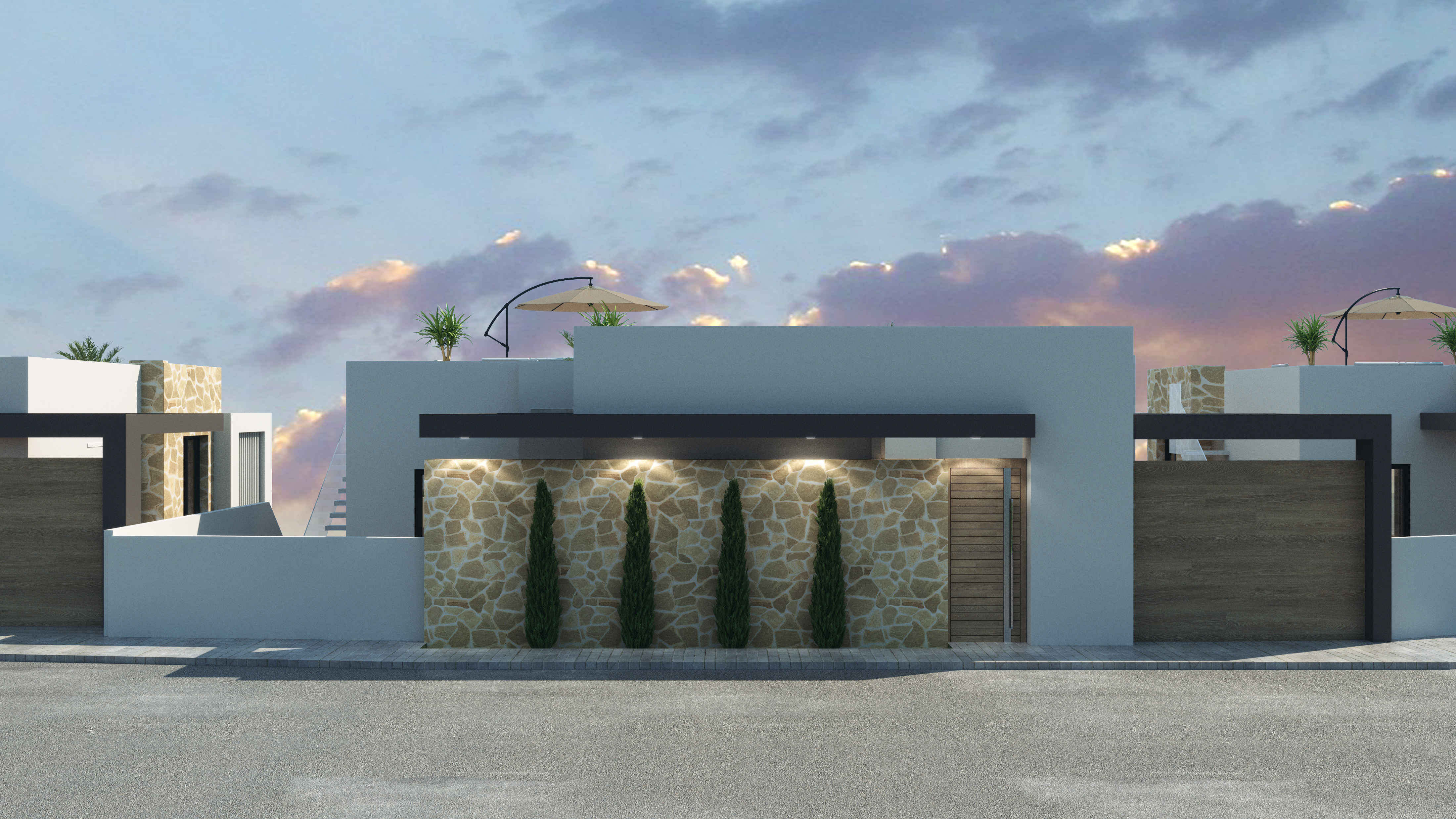 Exterior view in villa for sale in Rojales