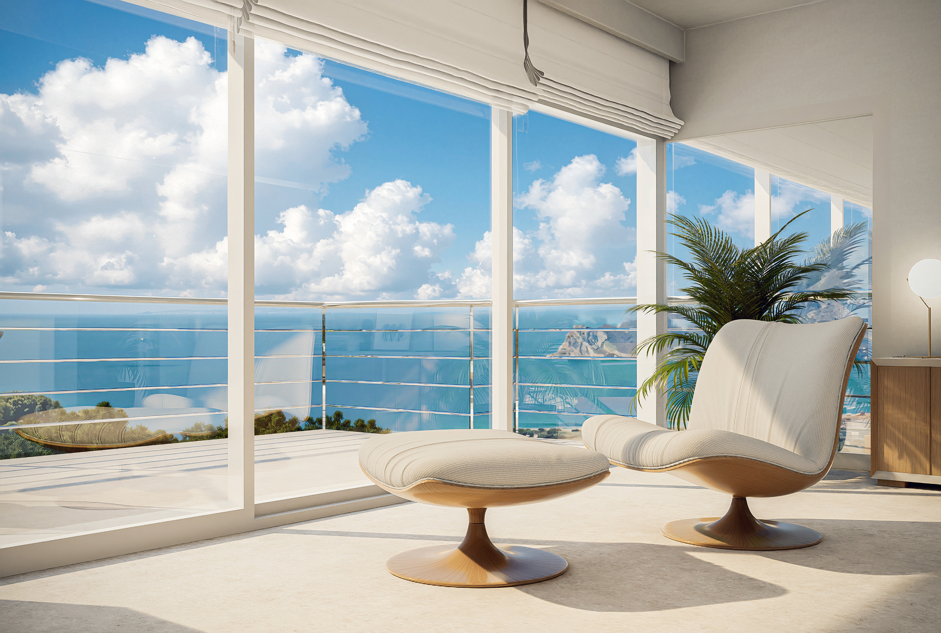Terrace in villa for sale in Altea