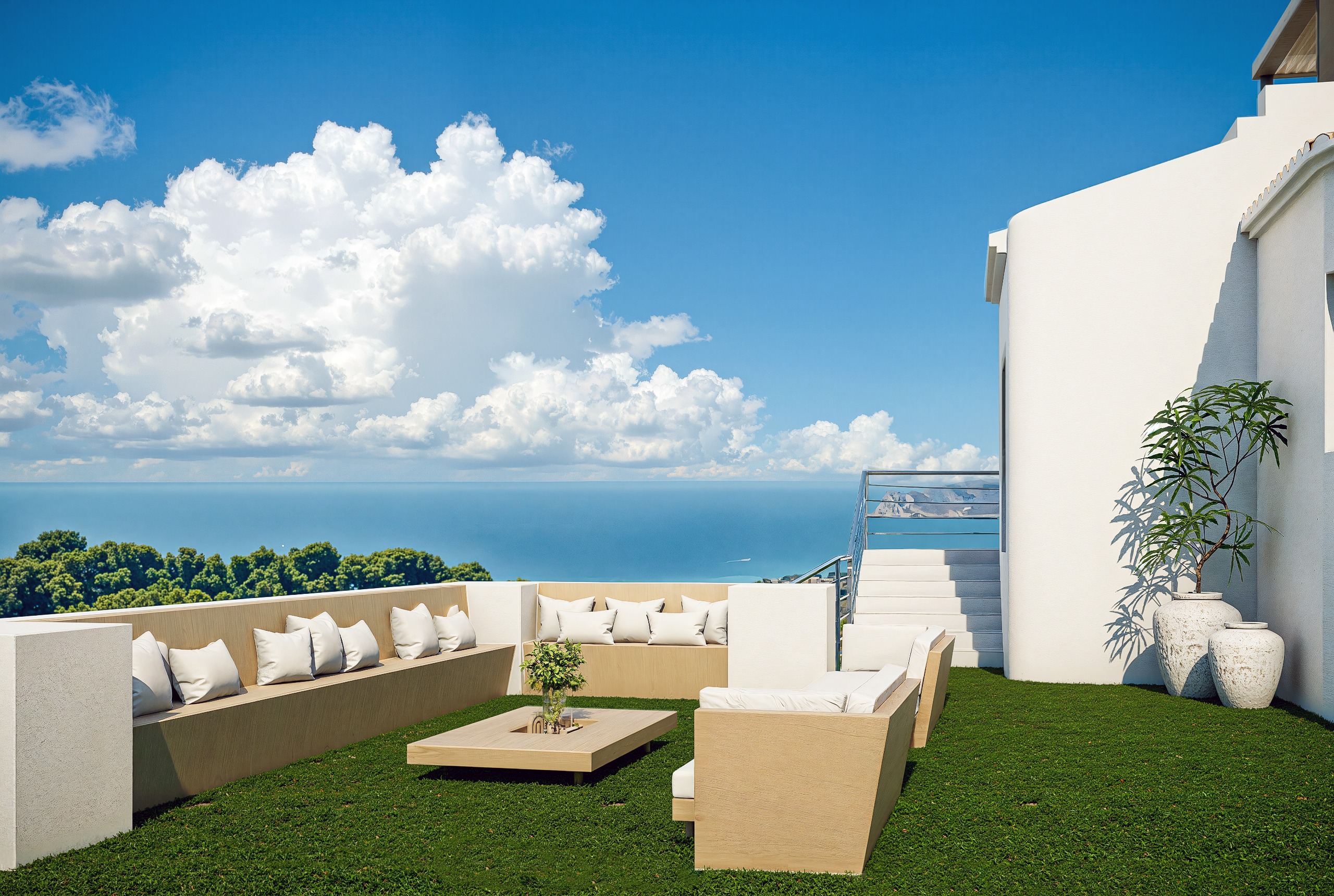 Dining area in villa for sale in Altea