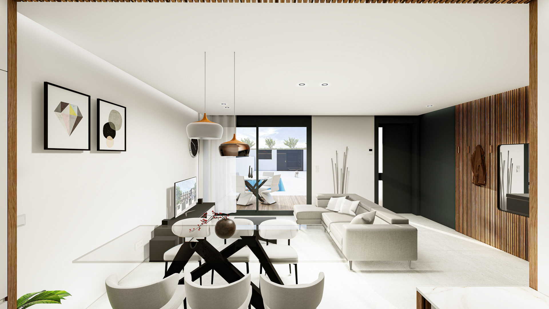 Located in the charming setting of Pilar de la Horadada, these townhouses offer a perfect blend of c