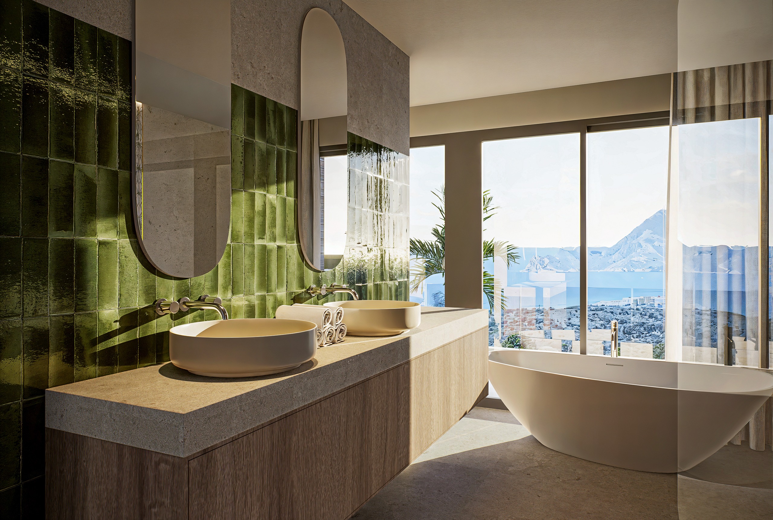 Exterior view in villa for sale in Altea