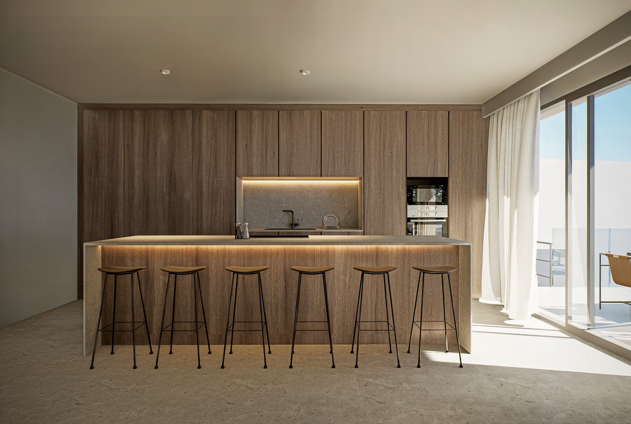 Dining area in villa for sale in Altea