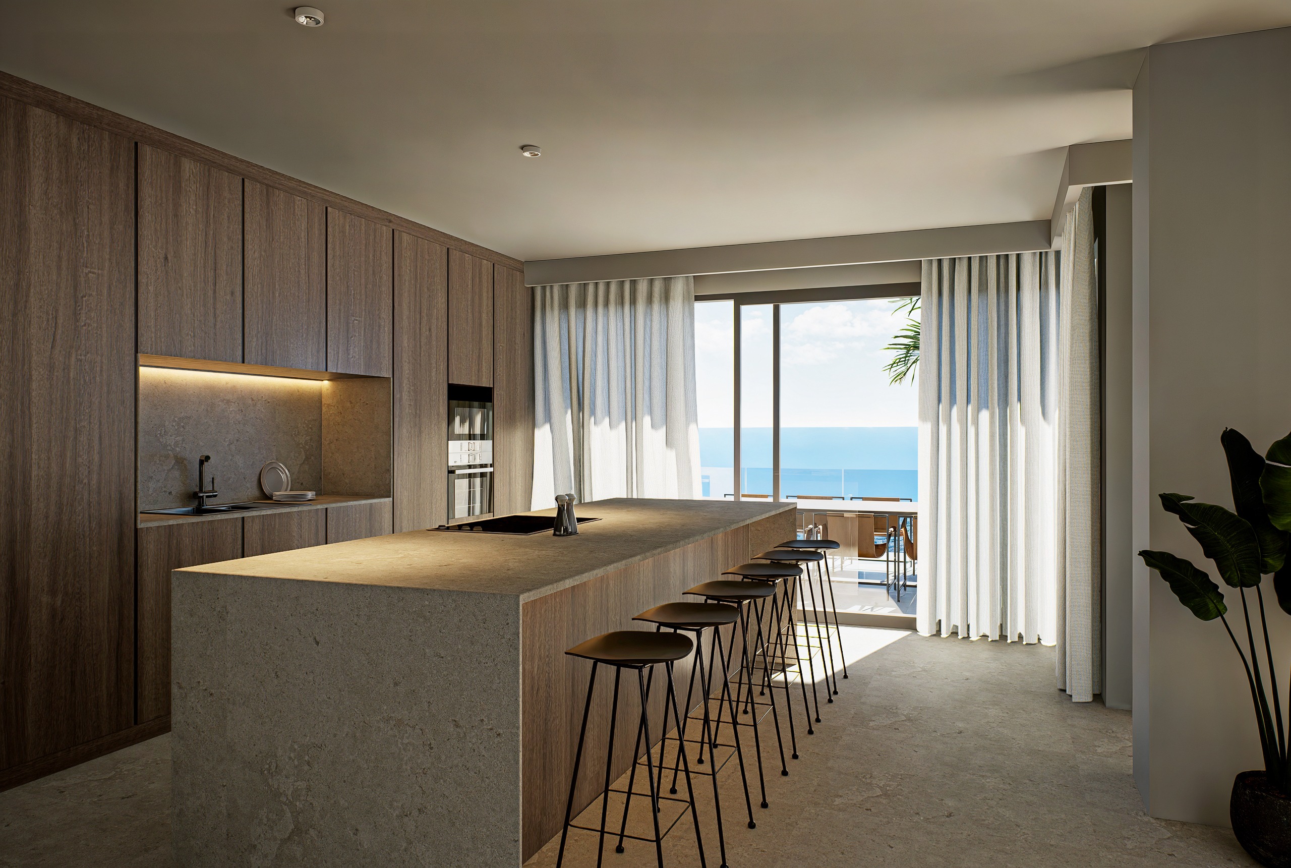 Exterior view in villa for sale in Altea