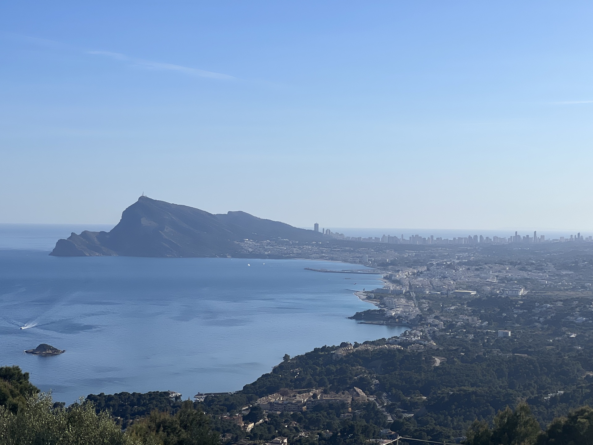 Exterior view in villa for sale in Altea