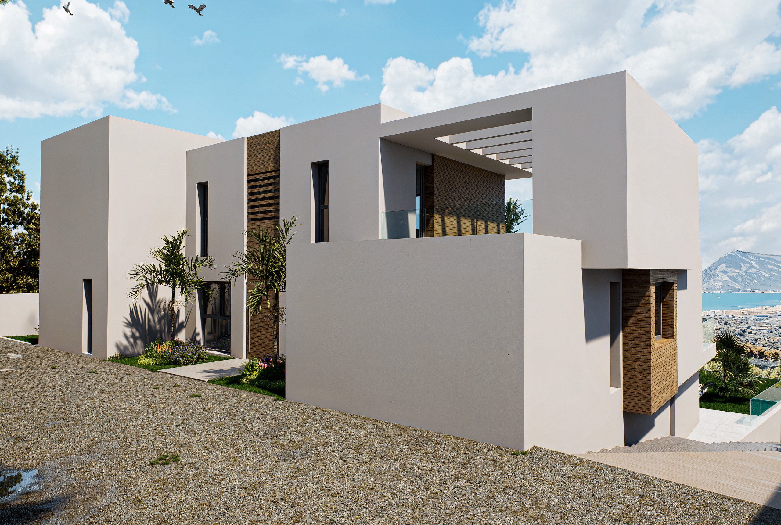 Terrace in villa for sale in Altea