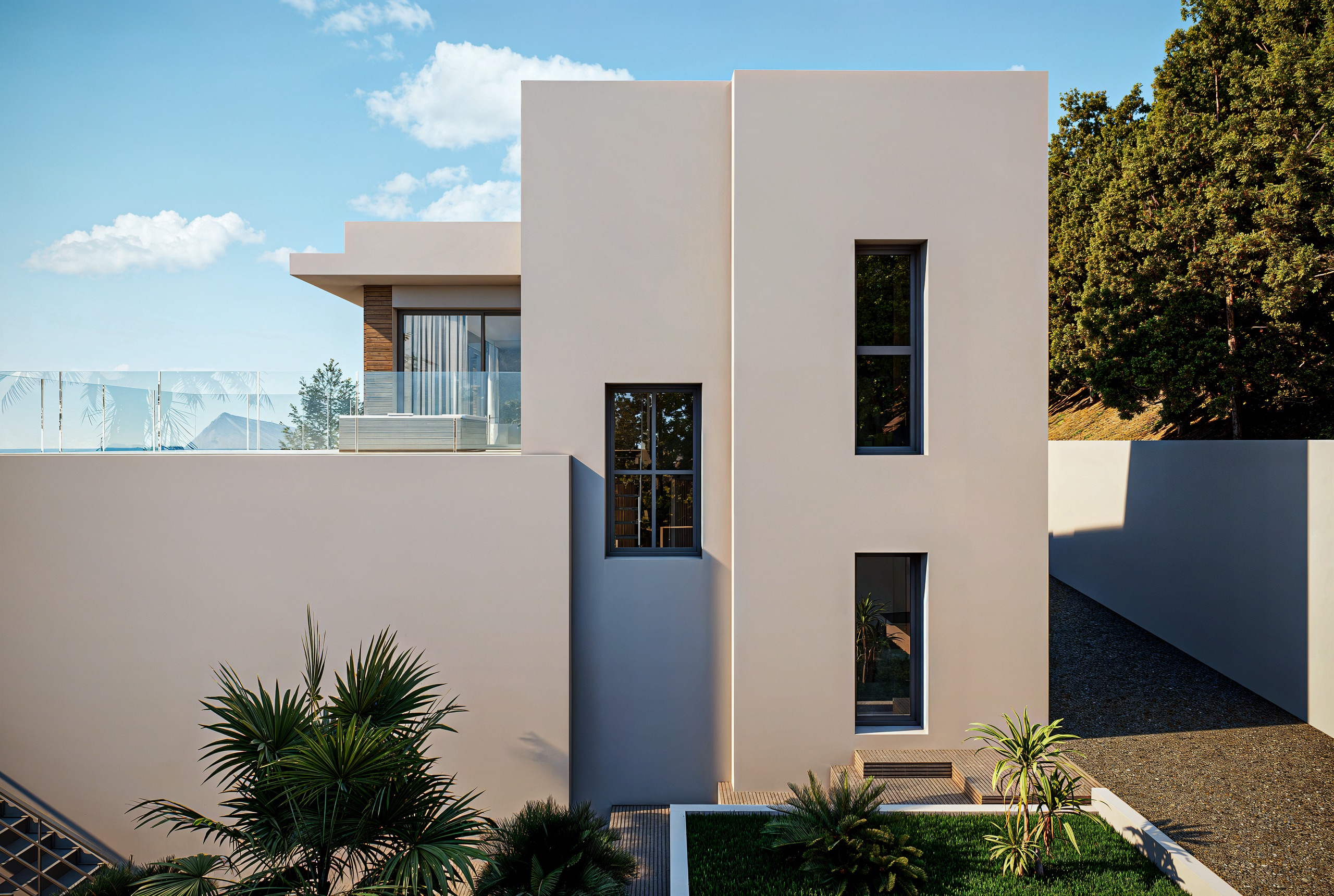 Garden in villa for sale in Altea