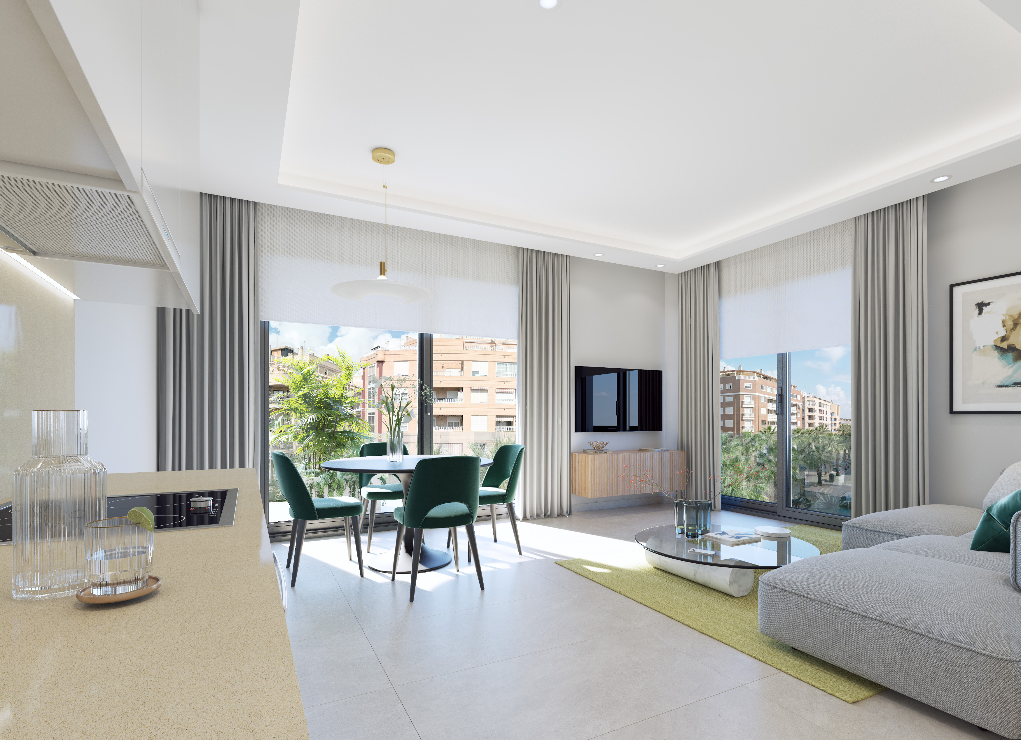 Dining area in apartment for sale in Guardamar del Segura
