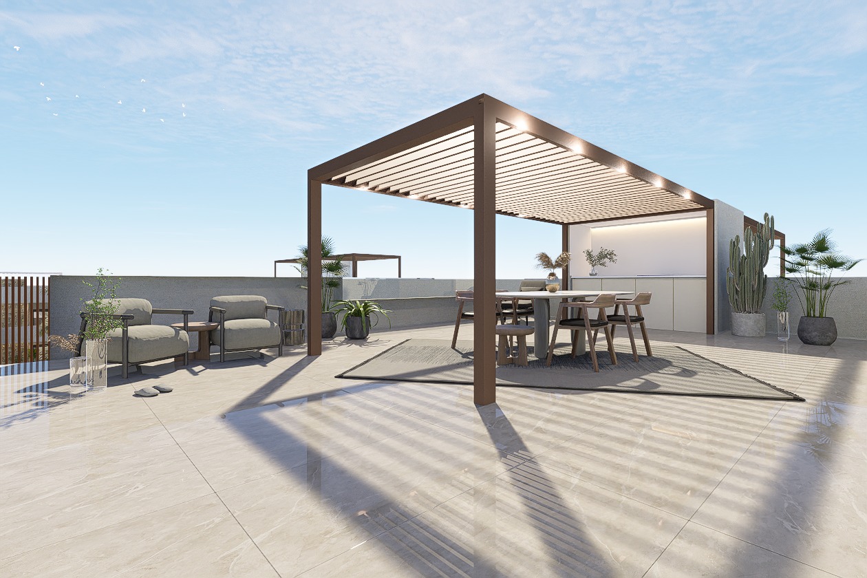 Terrace in low_bungalow for sale in Pilar de la Horadada