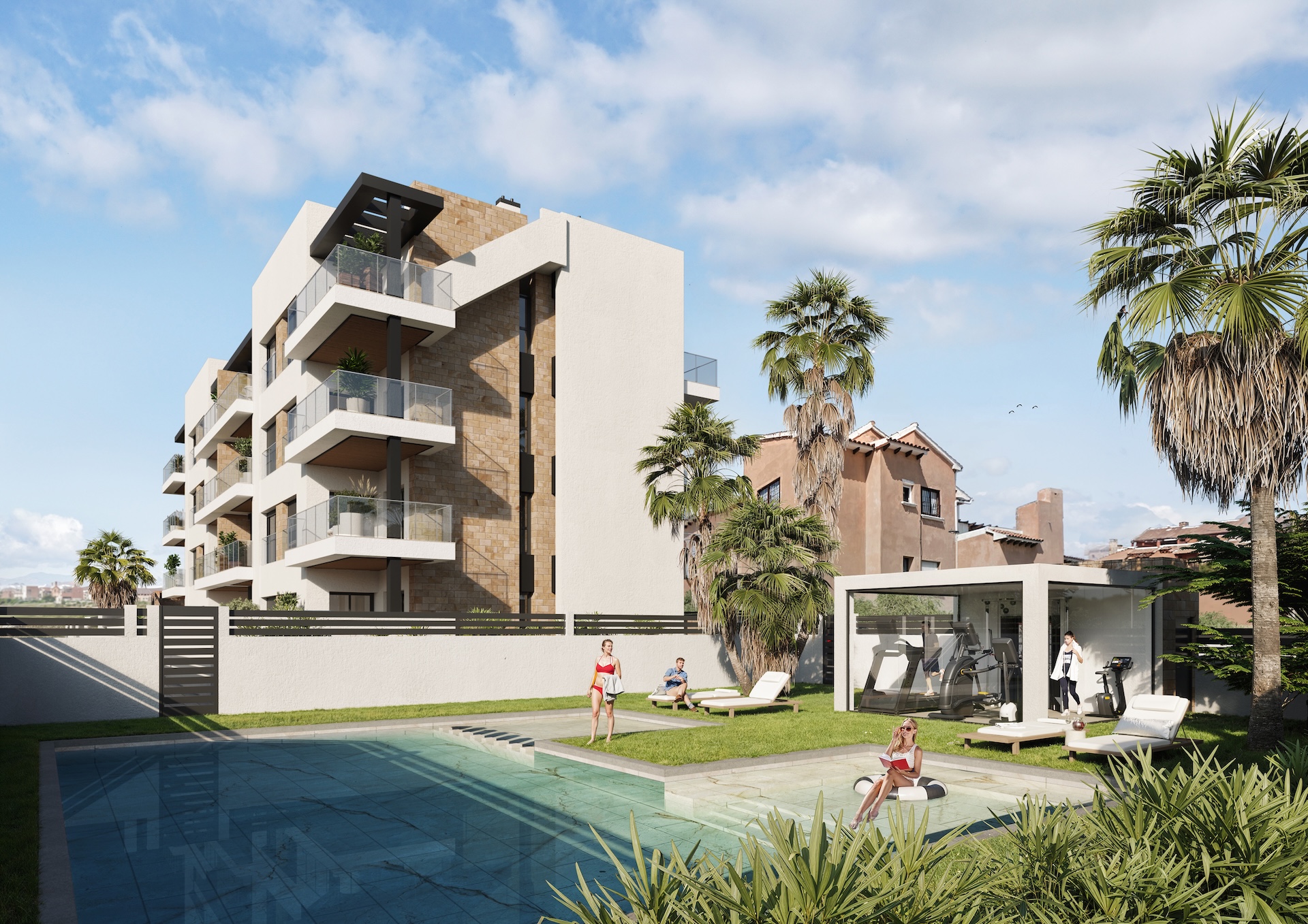 Kitchen in penthouse for sale in Torrevieja