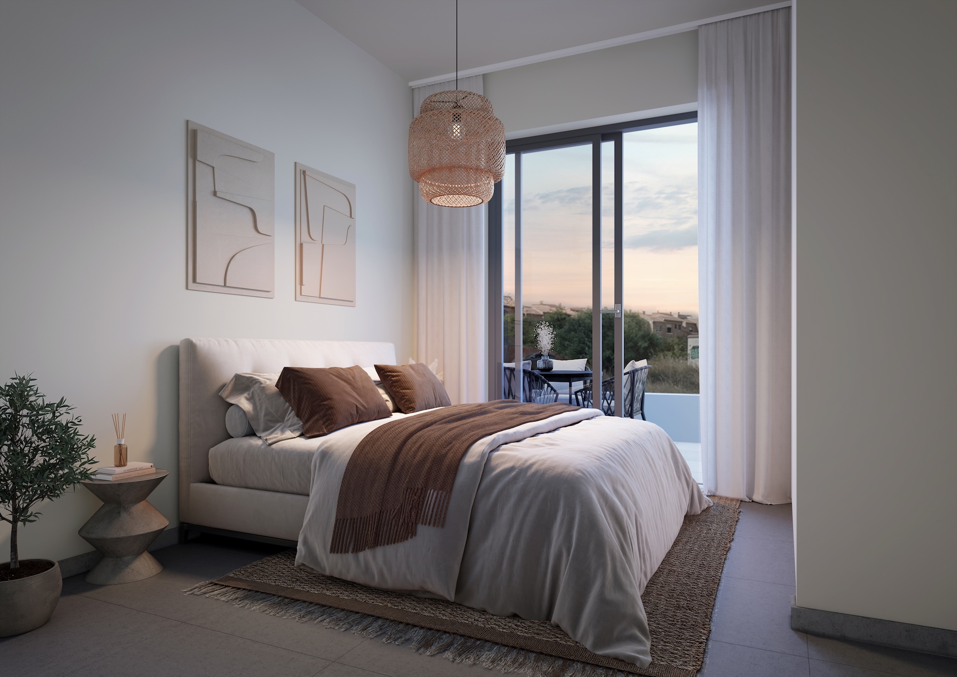Terrace in penthouse for sale in Torrevieja