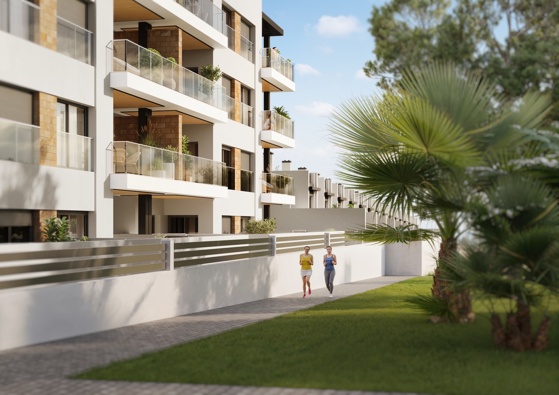 Living room in penthouse for sale in Torrevieja