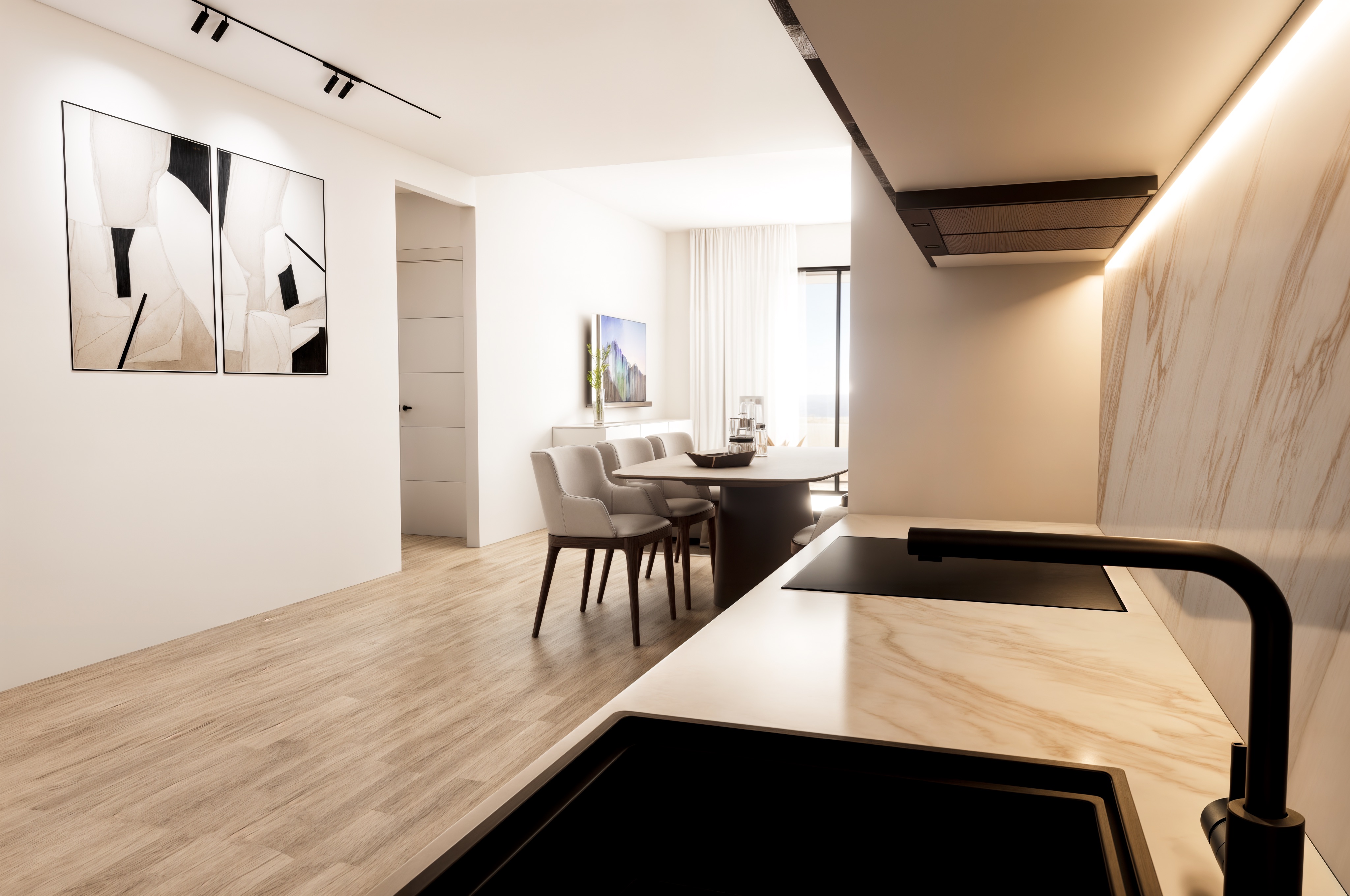Kitchen in apartment for sale in Finestrat
