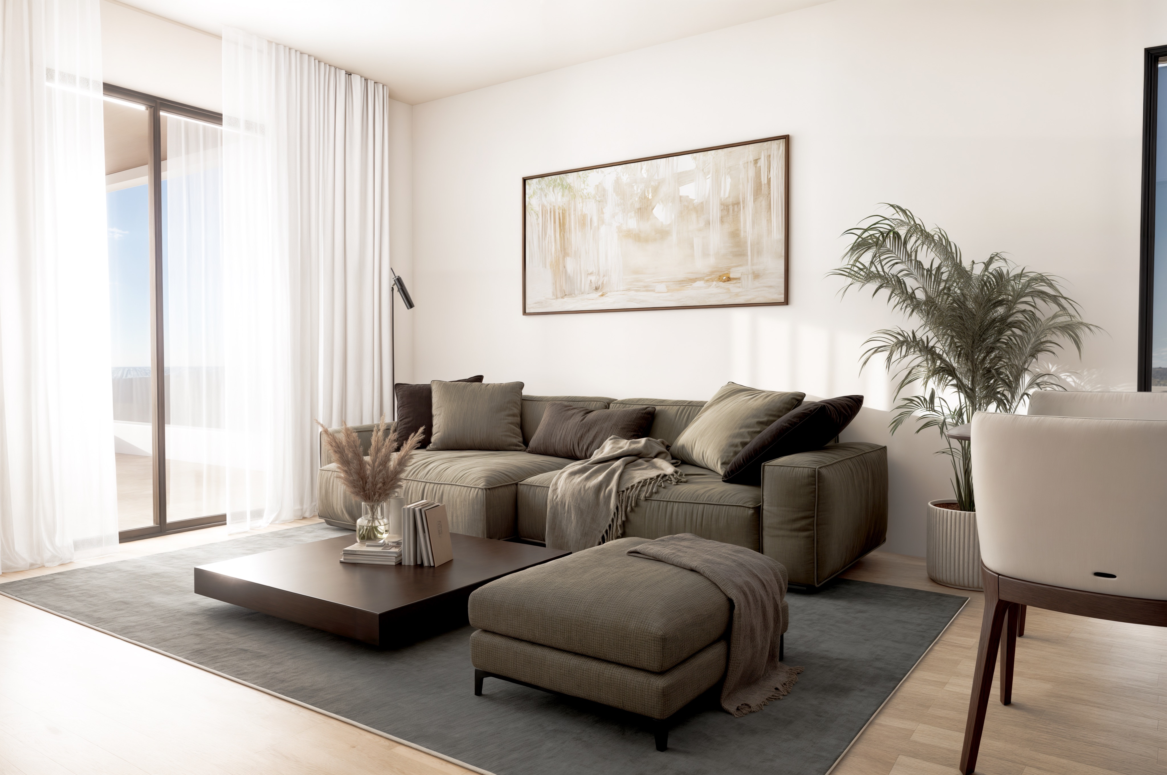 Bedroom in penthouse for sale in Finestrat