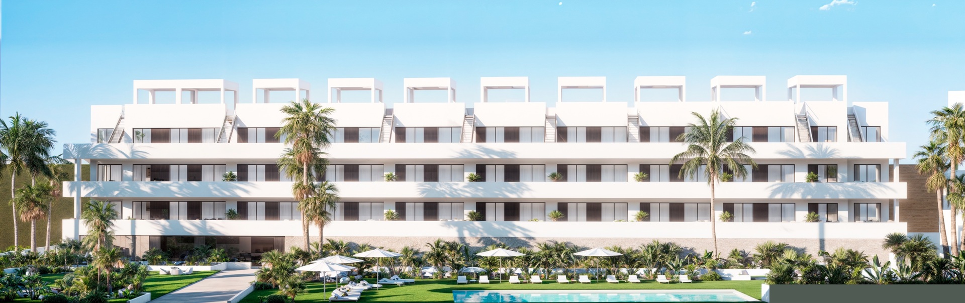 Garden in penthouse for sale in Finestrat