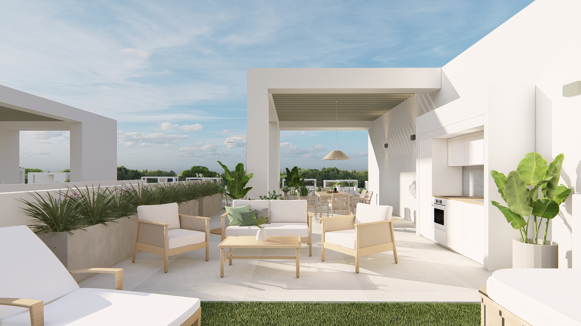 Exterior view in high_bungalow for sale in Ciudad Quesada