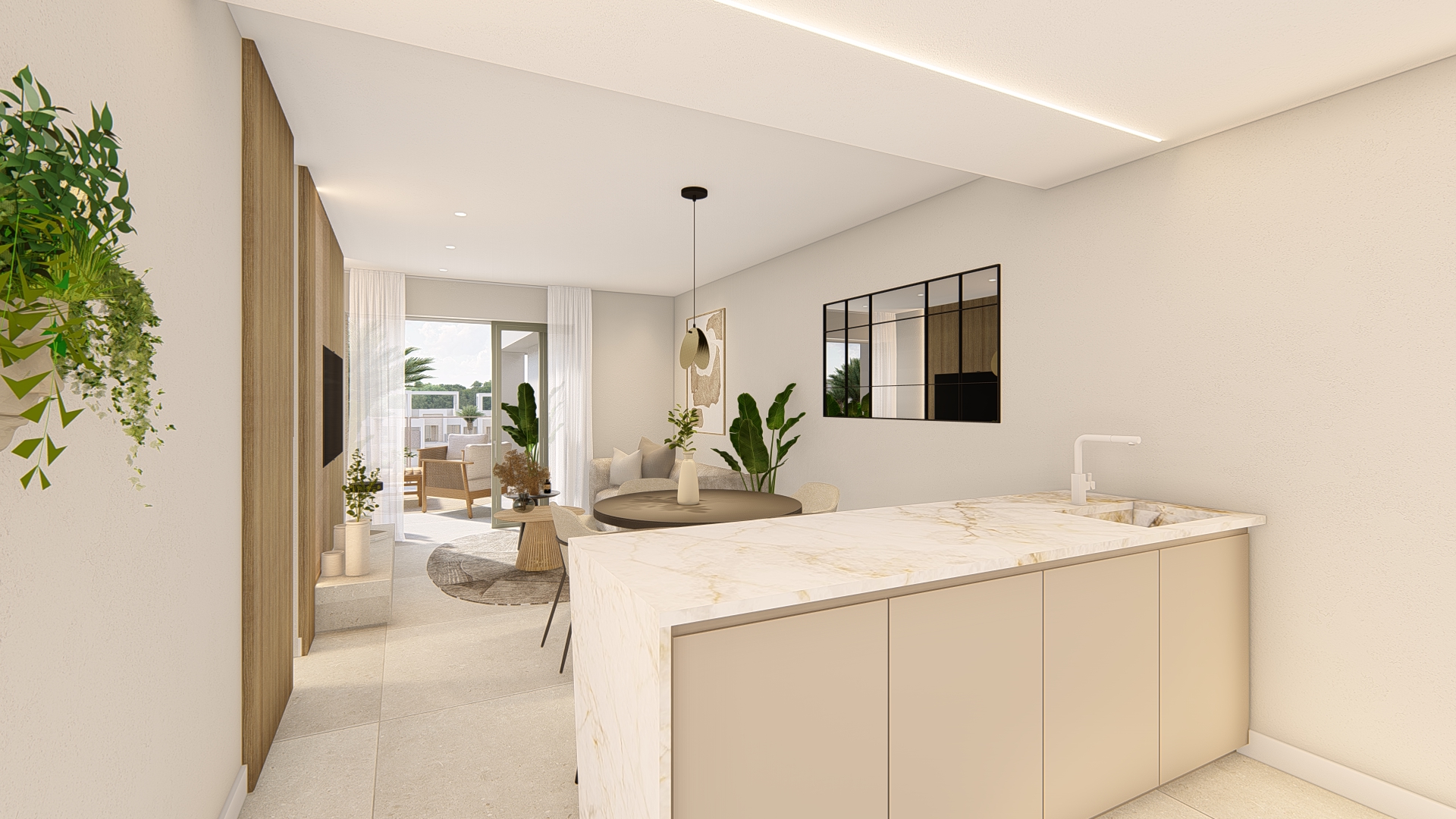 Living room in high_bungalow for sale in Ciudad Quesada