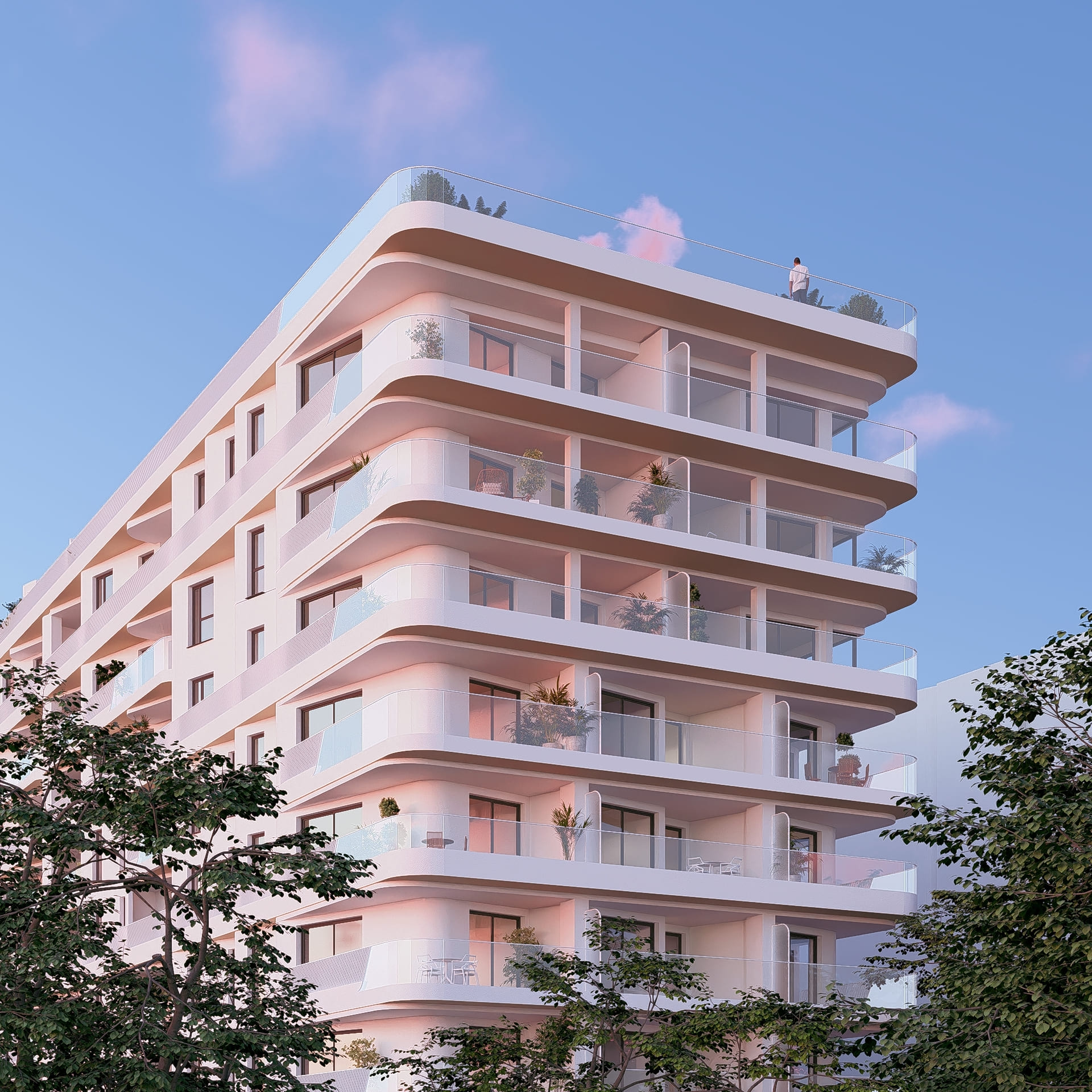 Garden in apartment for sale in La Vila Joiosa