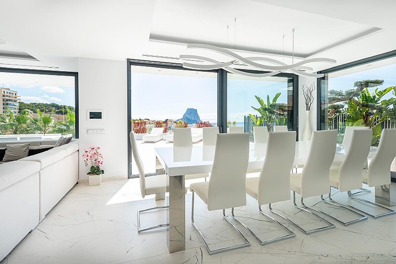Exterior view in villa for sale in Calpe