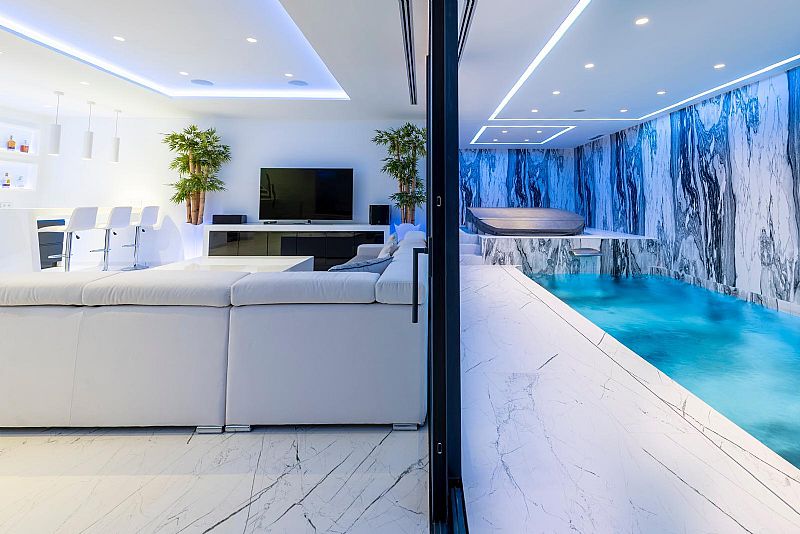 Living room in villa for sale in Calpe