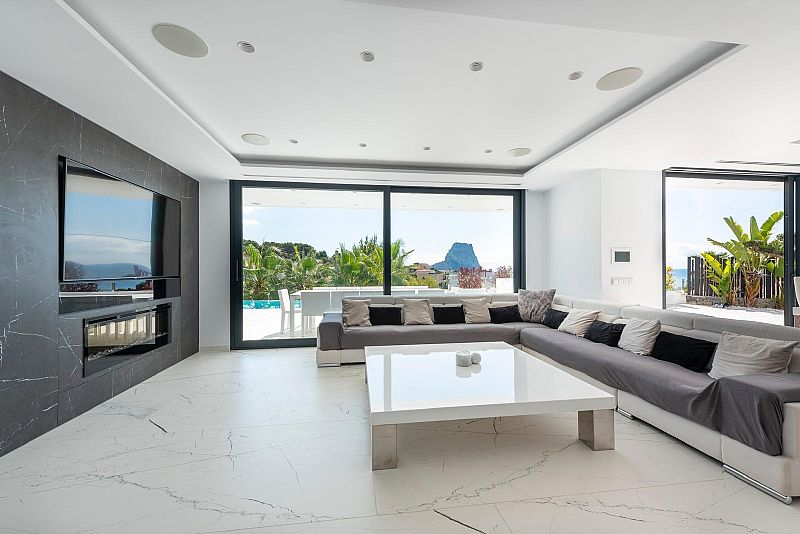 Exterior view in villa for sale in Calpe