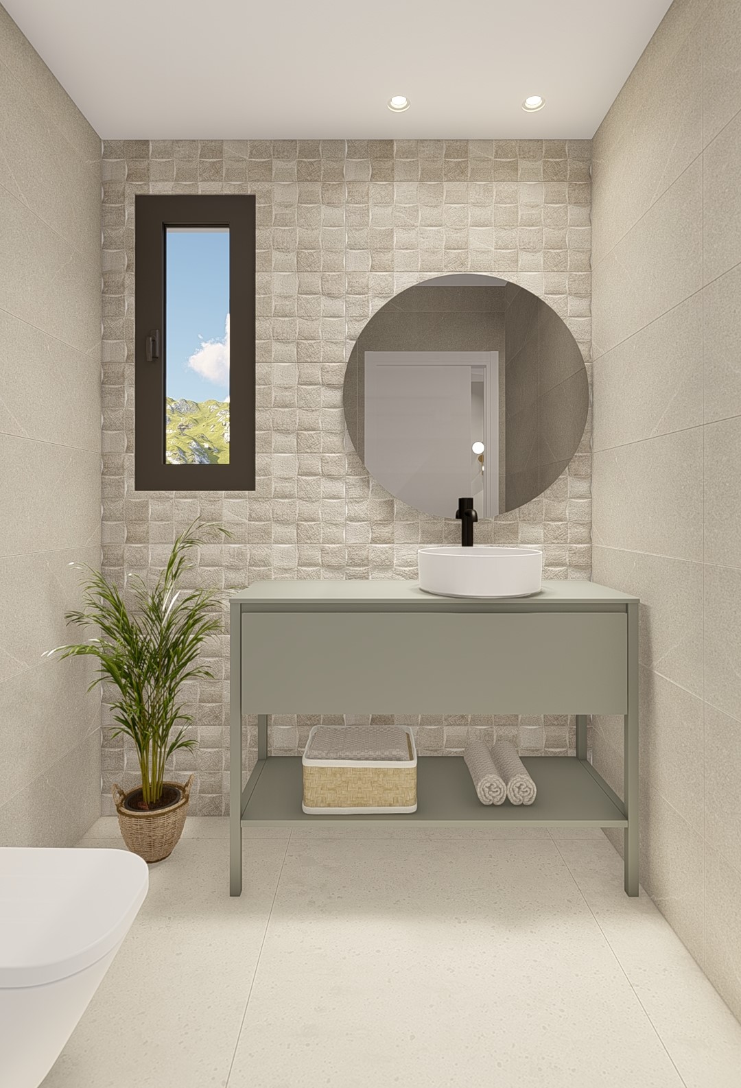 Bedroom in villa for sale in Polop