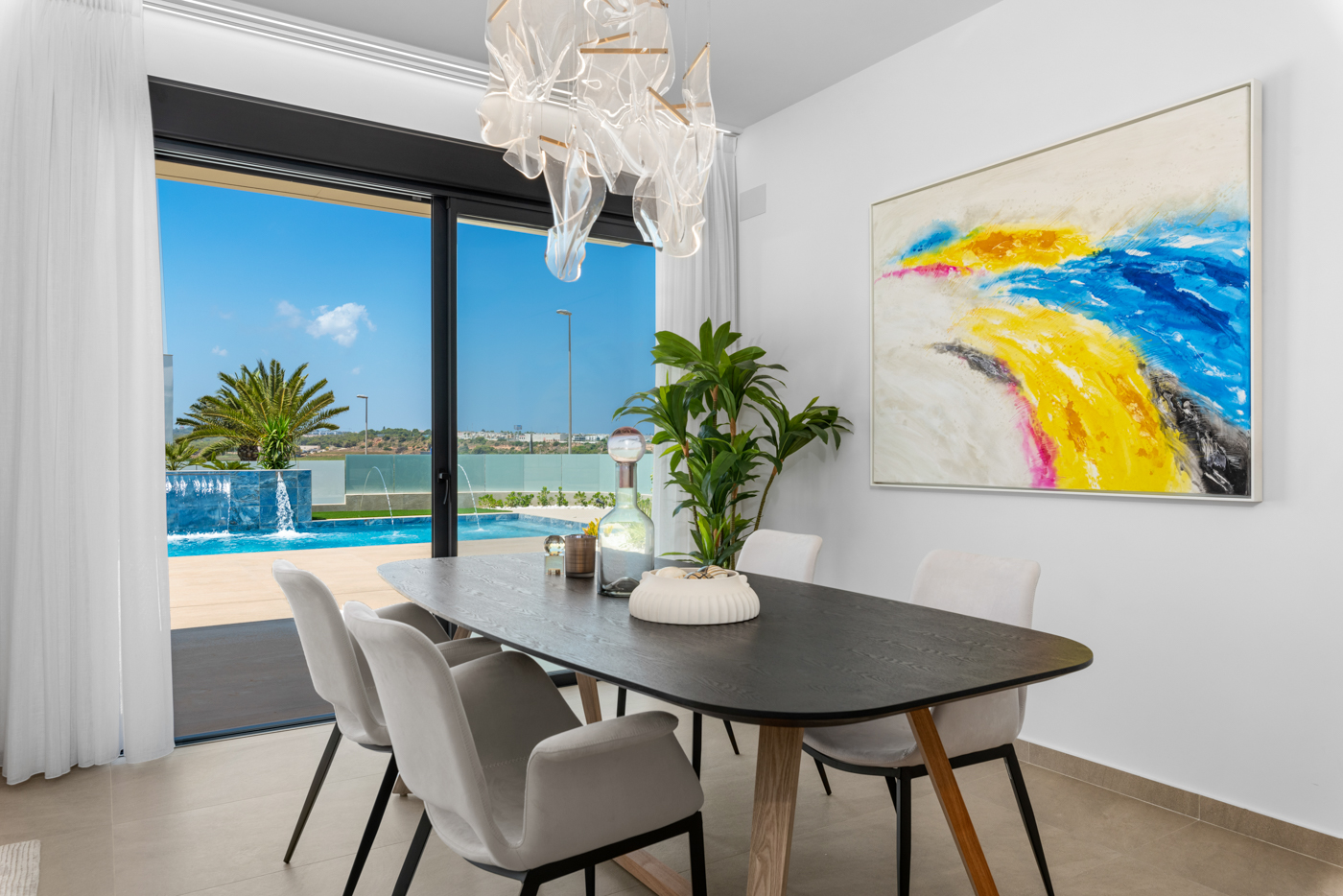 Terrace in villa for sale in Dehesa de Campoamor