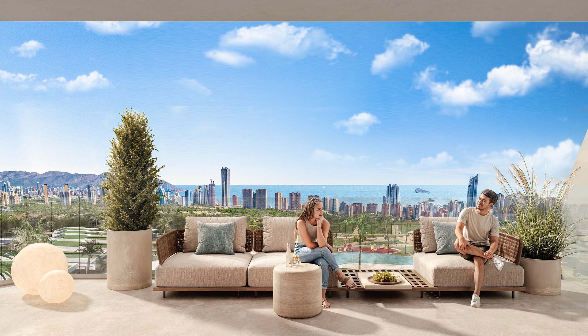 Kitchen in penthouse for sale in Finestrat