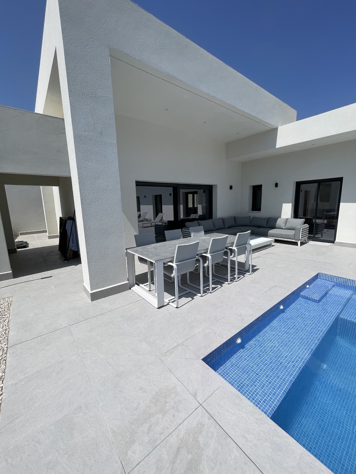 Living room in villa for sale in la Romana