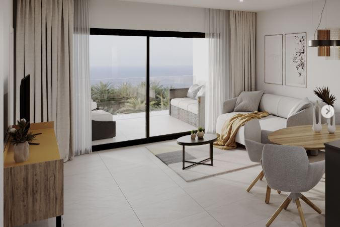 Master bedroom in penthouse for sale in Torrevieja