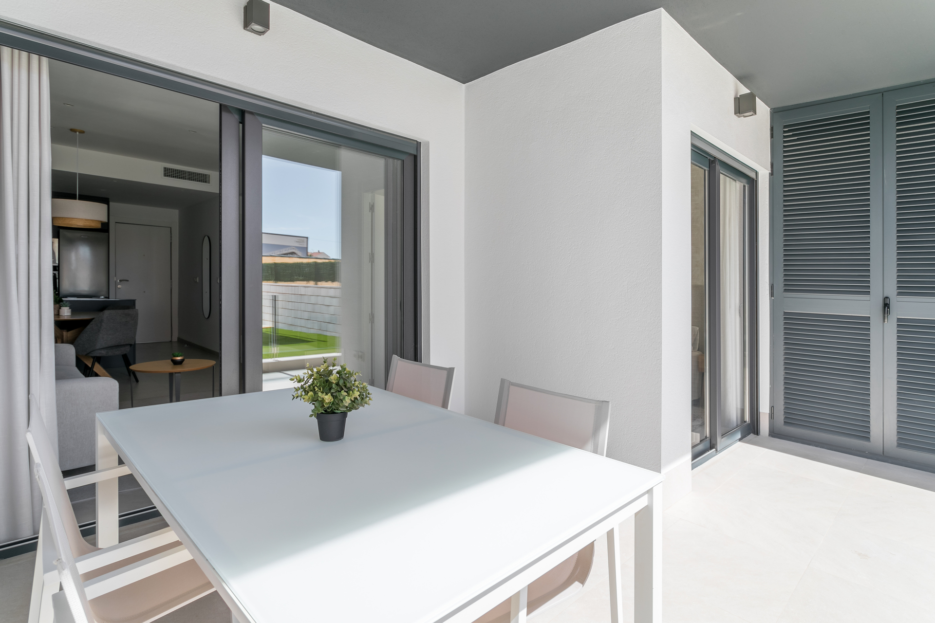 Pool area in penthouse for sale in Torrevieja