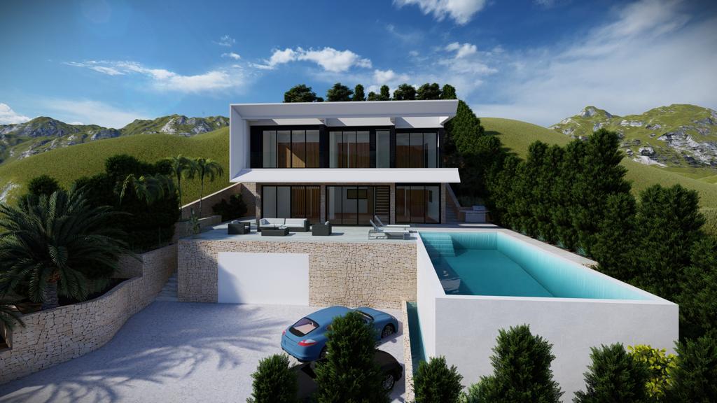 Terrace in villa for sale in Altea
