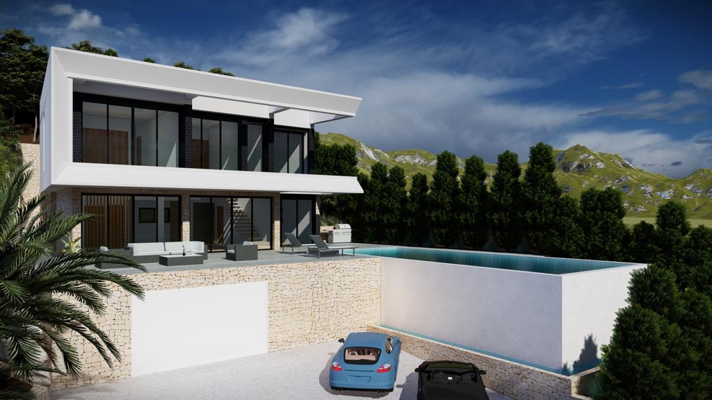 Dining area in villa for sale in Altea