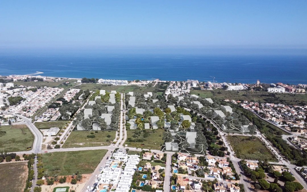 Pool area in penthouse for sale in El Verger