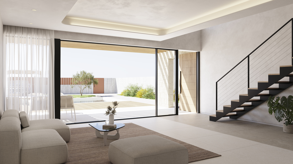 Living room in villa for sale in Finestrat