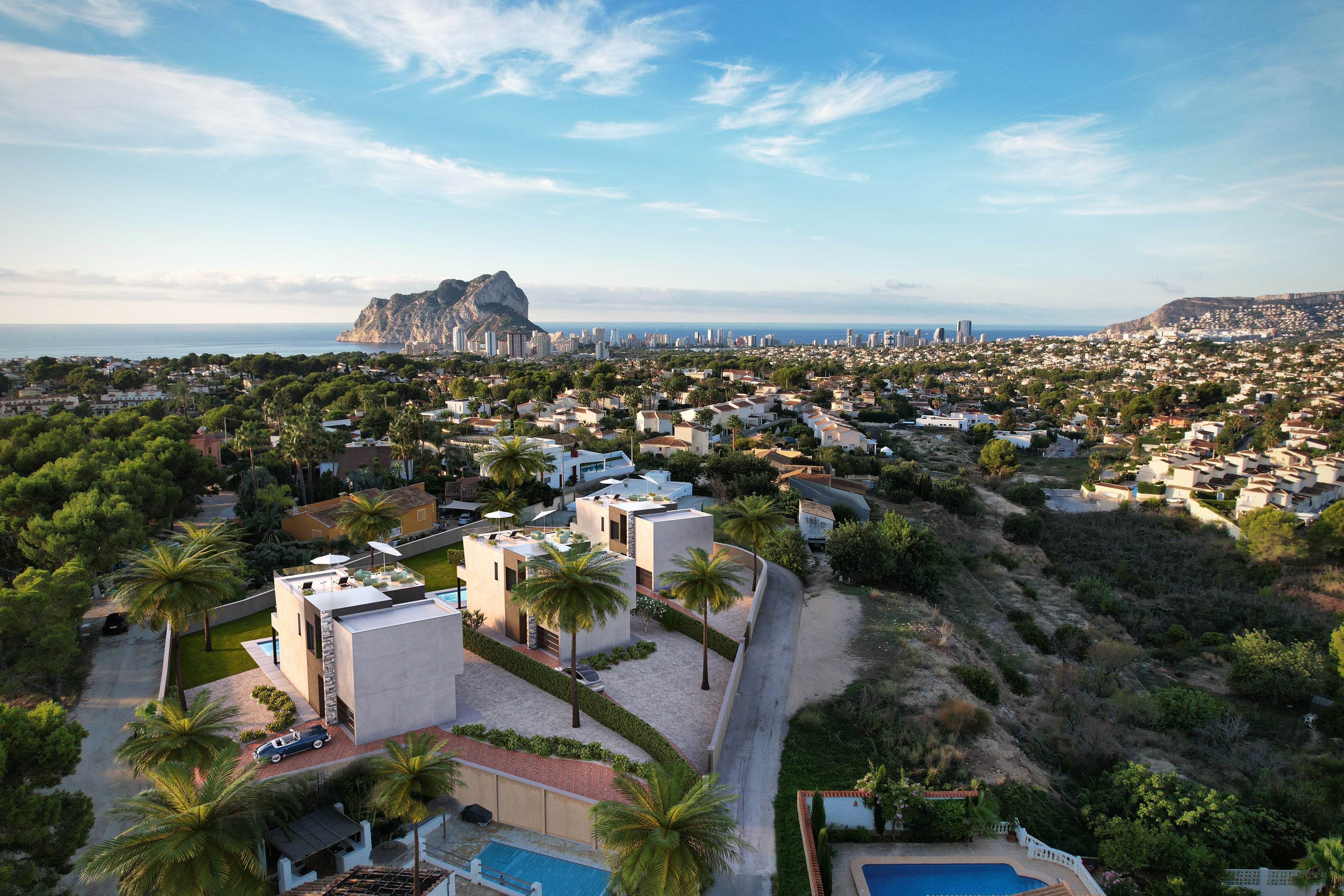 Bathroom in villa for sale in Calpe