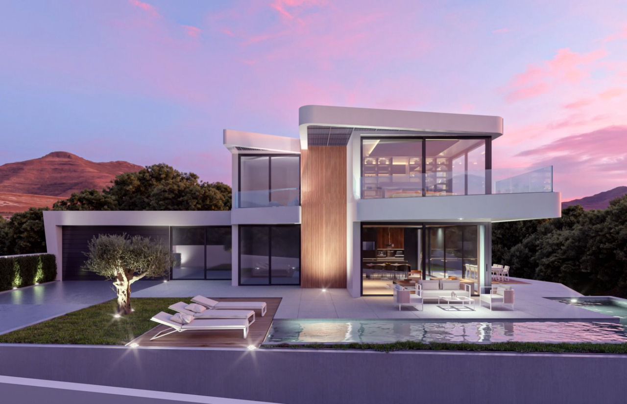 Bedroom in villa for sale in Altea